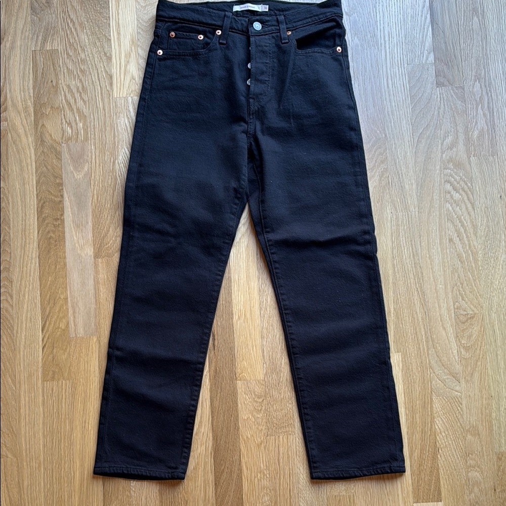 Levi's Black Straight Leg Jeans Classic Style